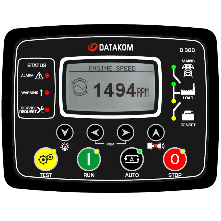 Datakom DATAKOM D-300 Multifunctional Genset Controller with MPU, J1939