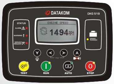 Datakom DATAKOM DKG-519-CAN Manual and Remote Start Controller with J1939