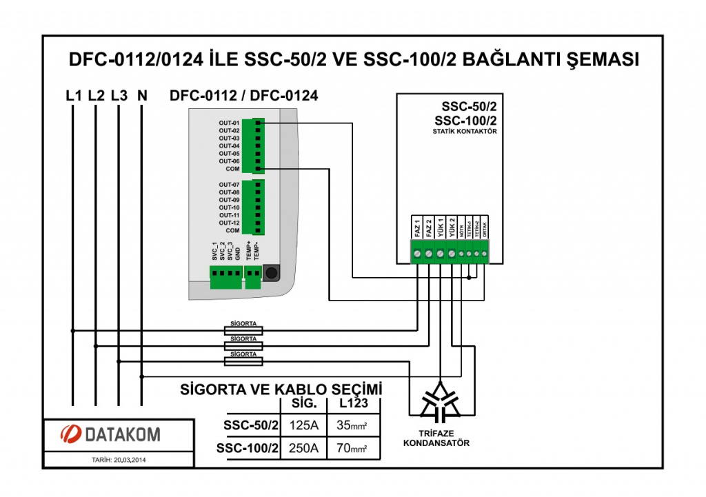 Datakom DATAKOM SSC-50 Solid State Contactor