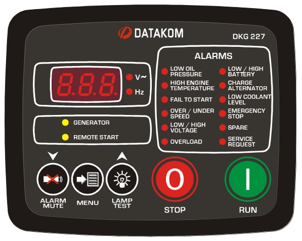 Datakom DATAKOM DKG-227 Manual and Remote Start Controller