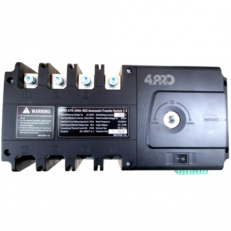 Inverseur de source Automatic Transfer Switch 63A 4P