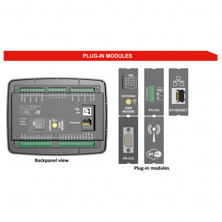 Datakom DATAKOM D-200-MK3 Multifunctional Generator Controller with MPU