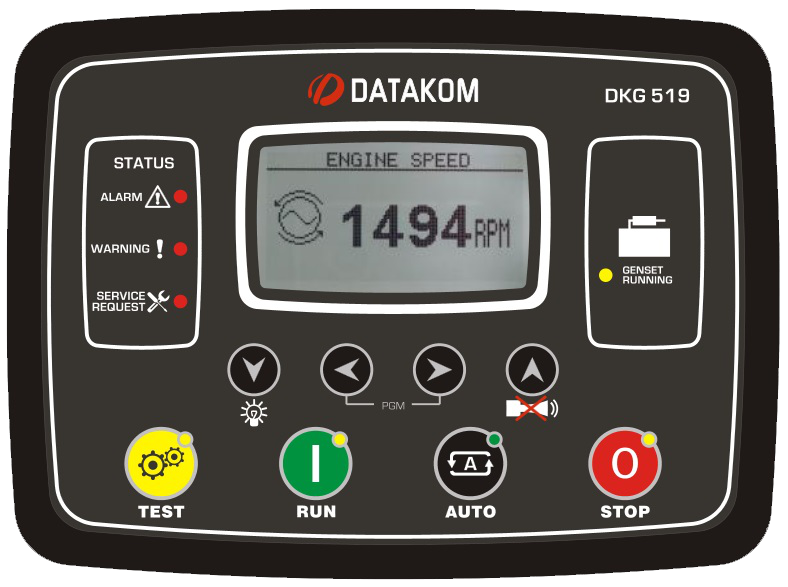 Datakom DATAKOM DKG-519-CAN Manual and Remote Start Controller with J1939