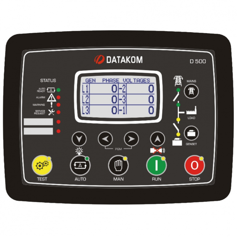 Datakom DATAKOM D-500-MK2 Multifunctional Generator Controller with MPU + J1939