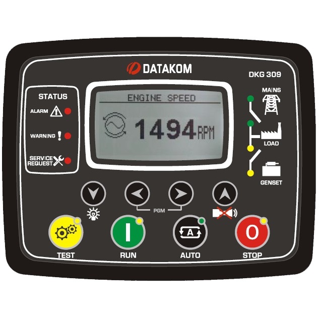 Datakom DATAKOM DKG-309 MPU Automatic start mains failure control panel for generators (AMF)