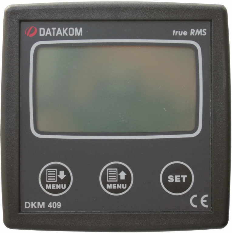 Datakom DATAKOM DKM-409 Electric network analyser panel, 96x96mm, RS-485, I/O