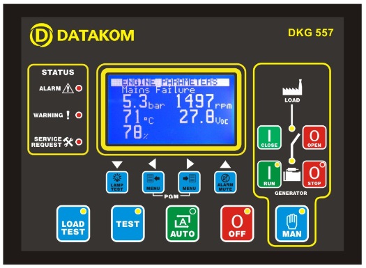 Datakom DATAKOM DKG-557 Manual and Remote Start Controller with J1939