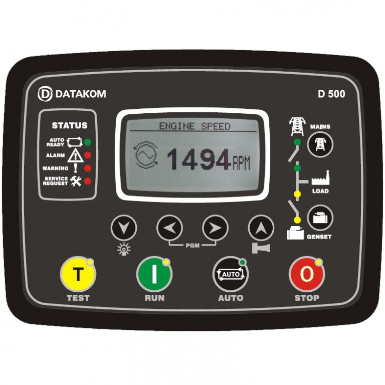 Datakom DATAKOM D-500-LITE Multifunctional Generator Controller with MPU + J1939 + RS485 + GSM Modem