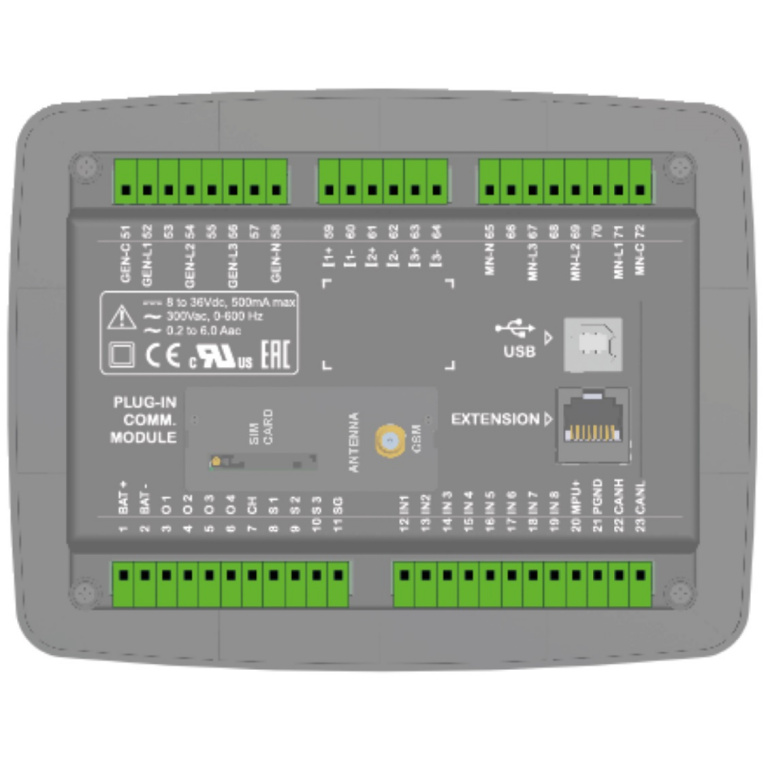 Datakom DATAKOM D-300-MK2 Multifunctional Generator Controller with MPU, J1939