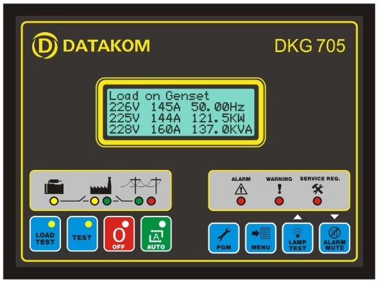 Datakom DATAKOM DKG-705 AMF controller with parallel to mains and J1939
