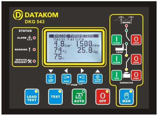 Datakom DATAKOM DKG-543 Auto Mains Failure Controller (AMF)