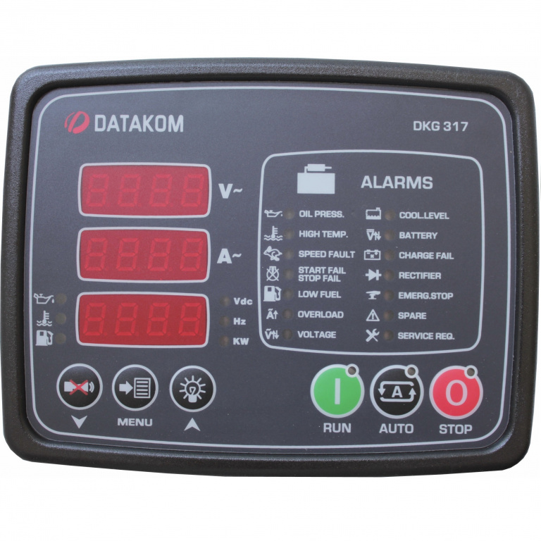 Datakom DATAKOM DKG-317 MPU Manual and remote start generator control panel